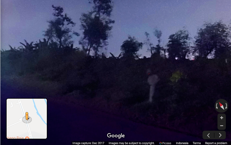 Ada Sosok Penampakan Hantu yang Muncul di Google Maps ‘Kedungwaru Kidul.’ Beneran Nggak Sih?