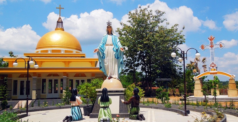 Liburan Asik sekaligus bisa Berdoa di Taman Doa Santa Perawan Maria Di Fatima