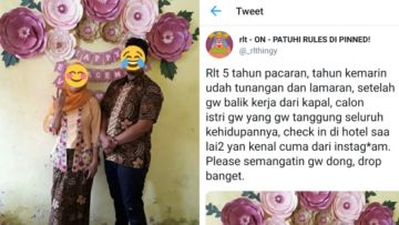 Sepulang Berlayar, Cowok ini Pergoki Calon Istri Check In sama Orang Lain. Selingkuh Tak Kenal Gender, Yha!