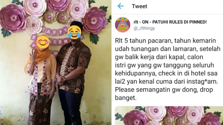 Sepulang Berlayar, Cowok ini Pergoki Calon Istri Check In sama Orang Lain. Selingkuh Tak Kenal Gender, Yha!