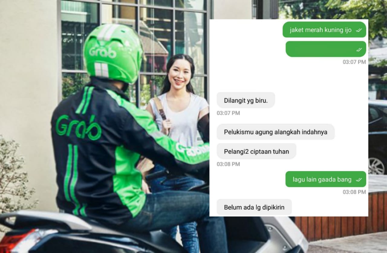 UPDATE: 10 Chat Absurd Sopir Ojol dan Penumpangnya. Baca ini Dijamin Geleng-Geleng, Saking Kocaknya~