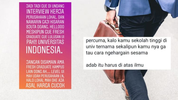 Viral Kisah Fresh Graduate dari Kampus Ternama Tolak Tawaran Gaji 8 Juta. Pola Pikirnya kok Gini sih?