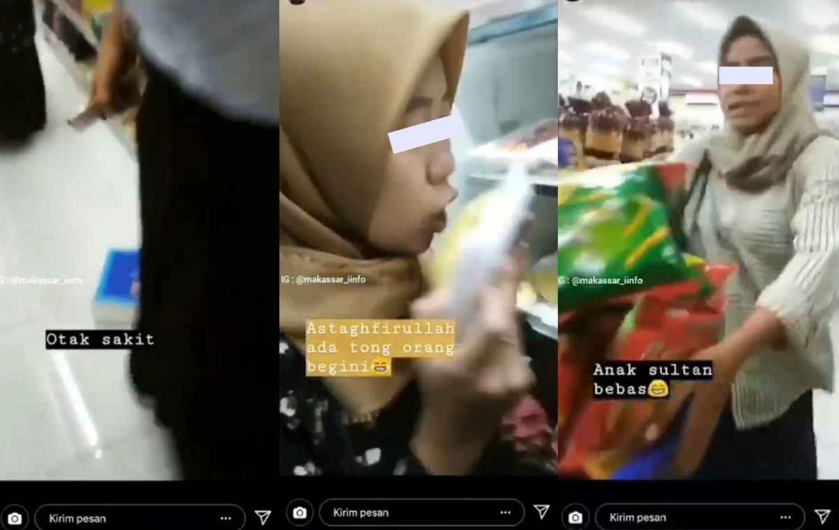 Viral Video Cewek-Cewek Berantakin Produk Minimarket Sambil Ketawa-Ketawi. Etikanya di Mana sih?