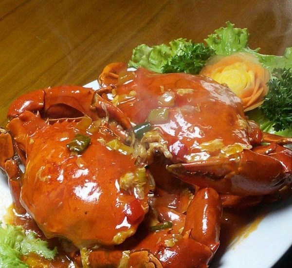 Tampilan Kepiting Saus Padang