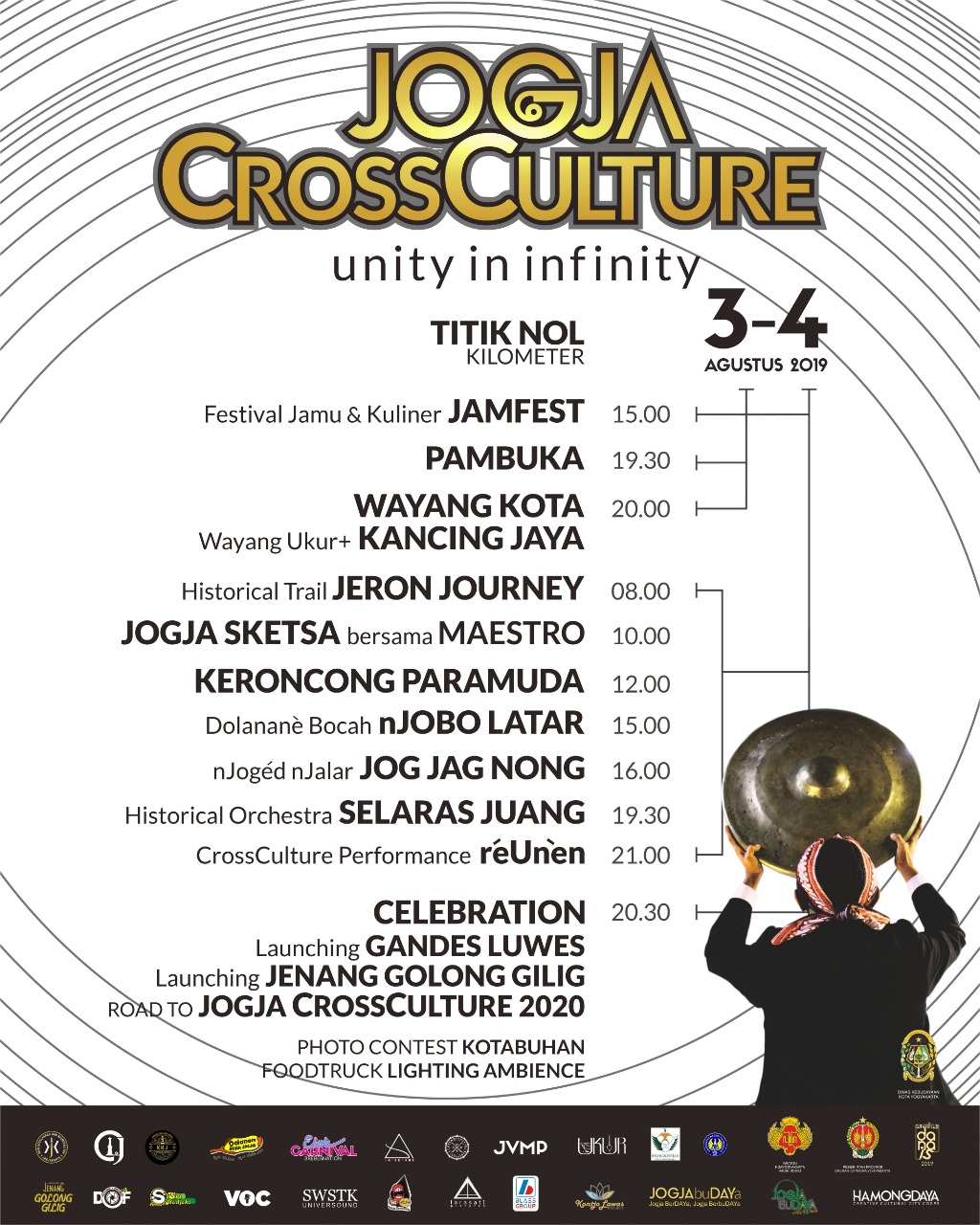 Jogja Cross Culture 2019 Segera Digelar, Siap-siap di Titik Nol Kilometer Yogyakarta ya!