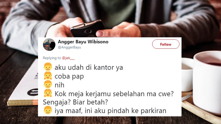 10 Simulasi Percakapan Posesif yang Bikin Pengen Salto. Masa Lagi Kerja Tetep Dicurigai sih?!