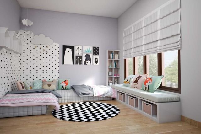 Storage tambahan dalam kamar remaja di Simple Interior House 2 karya Vivame Design