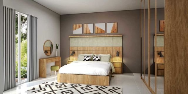 Kamar remaja modern minimalis Depok Mulya karya Vivame Design