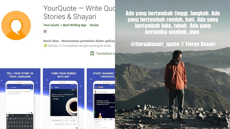 Lewat 9+ Aplikasi Pembuat Kutipan ini, Postinganmu Bakal Dibanjiri Like. Auto Jadi Selebgram!