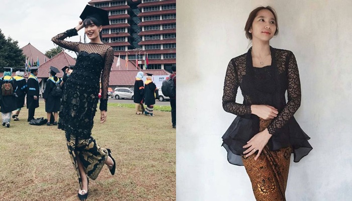 Kebaya Hitam Buat Wisuda? Sah-Sah Saja! Ini Dia 8 Ide Bentuk Sampai Motifnya