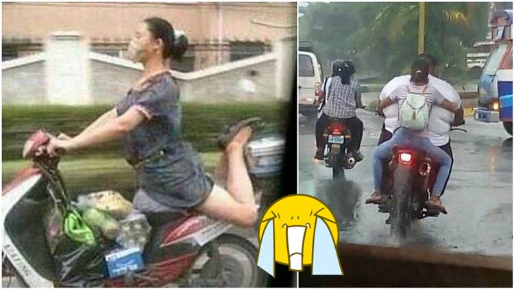 14 Gaya Duduk di Atas Motor yang Variasinya Nggak Pernah Habis. Tolong Posenya Dikondisikan, ya!