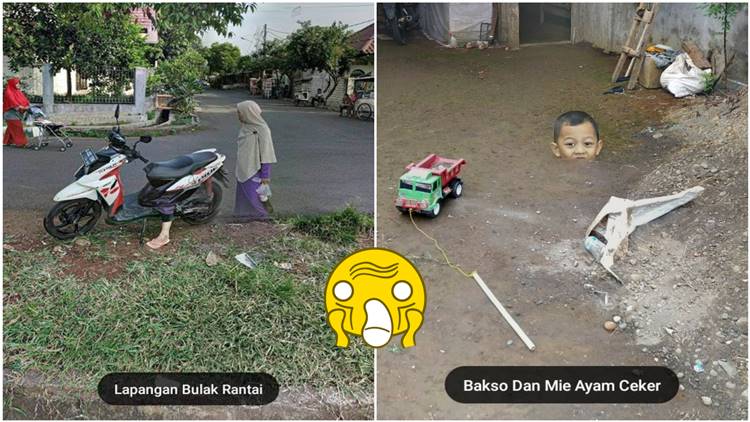 9 Foto Orang ini Berubah Jadi Kayak ‘Penampakan’ di Google Street View. Serem, Tapi Bikin Ngakak!