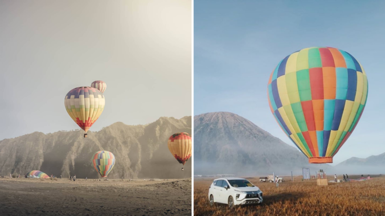 Kini Ada yang Seru di Bromo. Kamu Bisa Naik Balon Udara dengan Pemandangan yang Spektakuler!