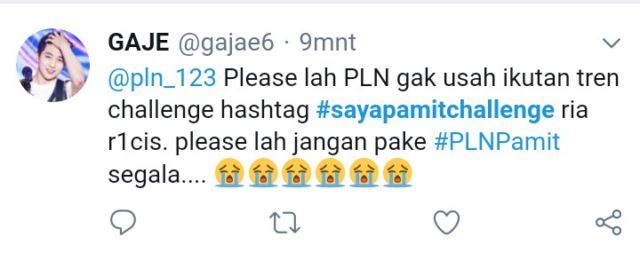 PLN pamit