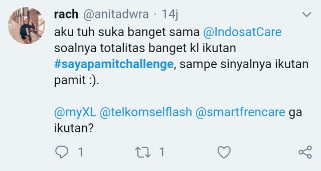 Sinyal ikutan pamit