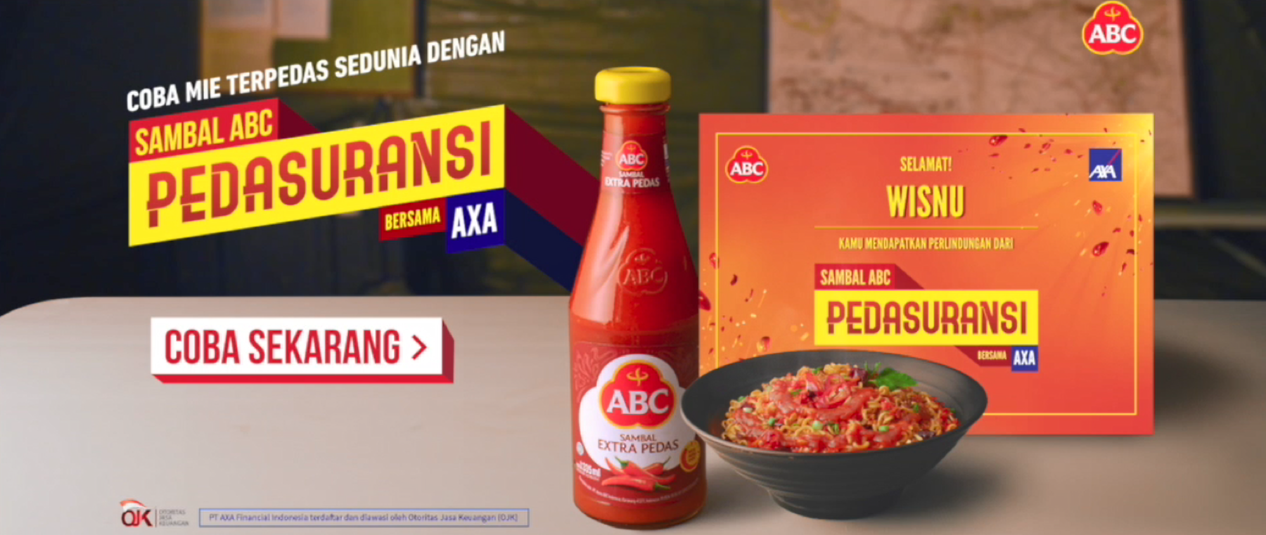 Sambal ABC Pedasuransi Bersama AXA, Asuransi Pedas Pertama di Dunia Kini Tersedia di Indonesia