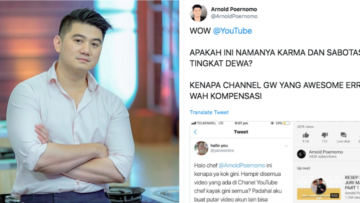 Kocak! Channel YouTubenya Sempat Error, Chef Arnold: Bikin Lagi, Gampang~