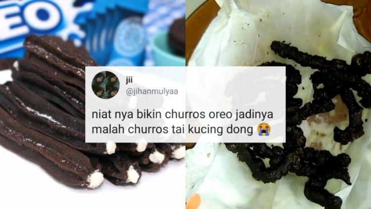 Keapesan Kocak Warganet, Mau Eksperimen Kue Oreo Malah Jadi Kayak Poop Kucing. Masak itu Susah, kan?