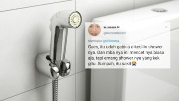 10 Pengalaman Warganet Cebok Pakai Semprotan yang Airnya Super Deras. Rasanya Gimana Gitu, Yha~