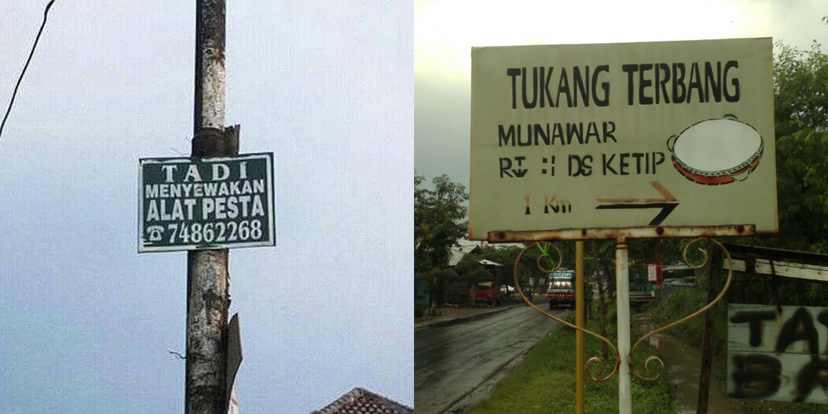 Deretan Papan Iklan Kocak yang Bikin Orang Mikir Keras. Kreativitas Emang Kadang Seabsurd itu, Yha~