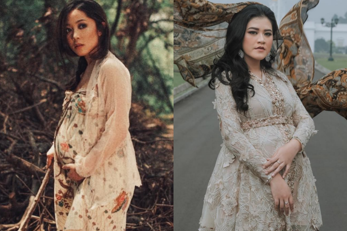 Kata Siapa Bumil Nggak Bisa Pakai Kebaya Kece? Cek Dulu Nih 11 Inspirasi Kebaya Pastel di Sini~