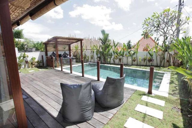 Desain gazebo taman minimalis Villa Pererenan di Bali karya HG ARCHITECTS & DESIGNERS ASSOCIATES