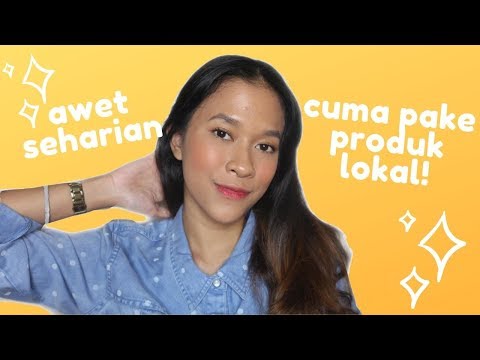 Divia Sari beautyvlogger yang cuma pakai produk lokal.