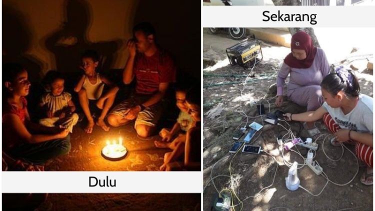 7 Perbedaan Gaya ‘Mati Kutu’ Saat Mati Listrik Zaman Dulu VS Now. Lebih Seru yang Mana Nih?