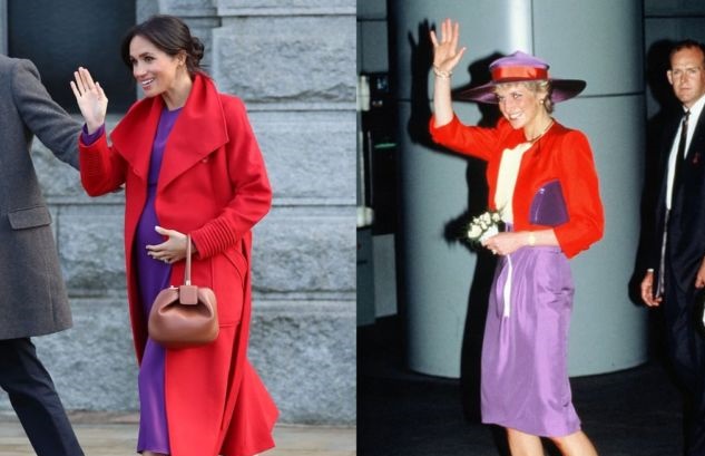 11 Momen Saat Style Meghan Markle Sama dengan Lady Diana. Sengaja atau Memang Satu Selera?