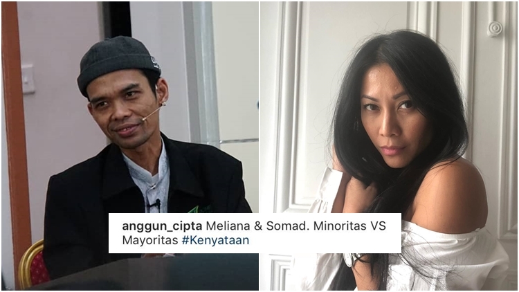 Ikut Tanggapi Kasus Ustaz Abdul Somad, Anggun C. Sasmi: Minoritas VS Mayoritas