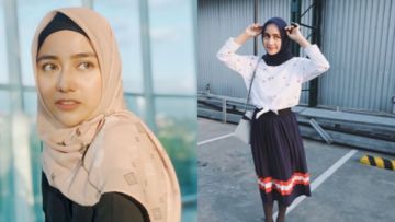 Evania Malinda, Selebgram Jogja yang Pintar Memadukan Hijab dan Baju Berwarna Netral