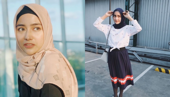 Evania Malinda, Selebgram Jogja yang Pintar Memadukan Hijab dan Baju Berwarna Netral