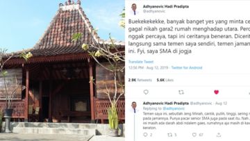 Gagal Nikah karena Rumah Pacar Hadap Utara, Utas Kisah Jeng Minah Ini Jadi Viral. Masih Ada Saja Lo!