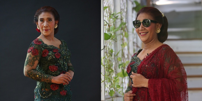 ‘Crazy and Beautiful’, Tema Unik Kebaya Bu Susi Pudjiastuti. Kacamata Hitamnya Legend!