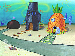 Rumah SpongeBob dan Tetangganya