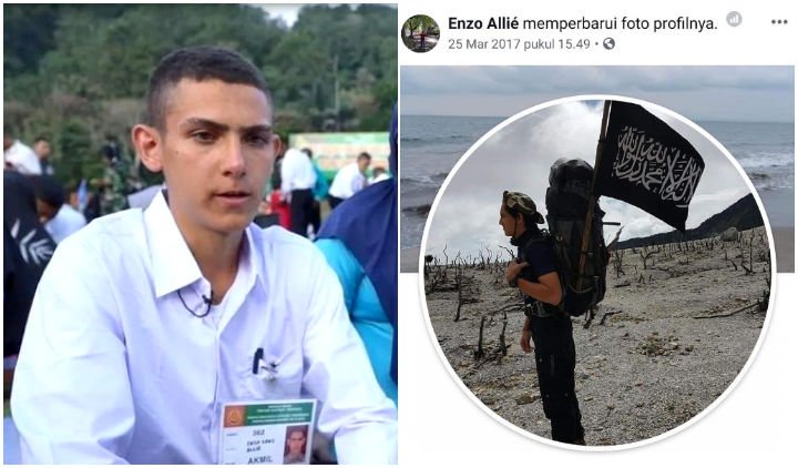 Fotonya Bawa Bendera Tauhid Dipermasalahkan, Enzo si Taruna Blasteran Udah Lewati Semua Seleksi