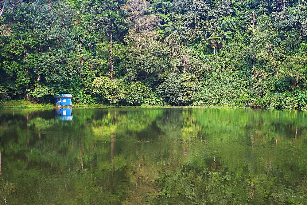 Potret Telaga Warna Puncak Bogor, Sajikan Keindahan Gradasi Warna yang Menakjubkan