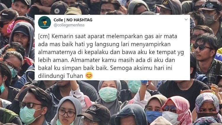 Berawal Dipinjami Jas Almet Saat Demo, Dua Mahasiswa ini Jadi Dekat. Duh, Lucu Banget Kayak FTV