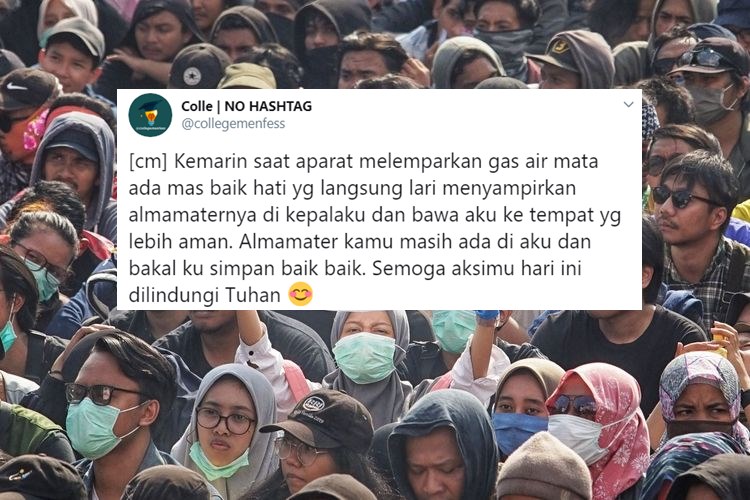 Berawal Dipinjami Jas Almet Saat Demo, Dua Mahasiswa ini Jadi Dekat. Duh, Lucu Banget Kayak FTV