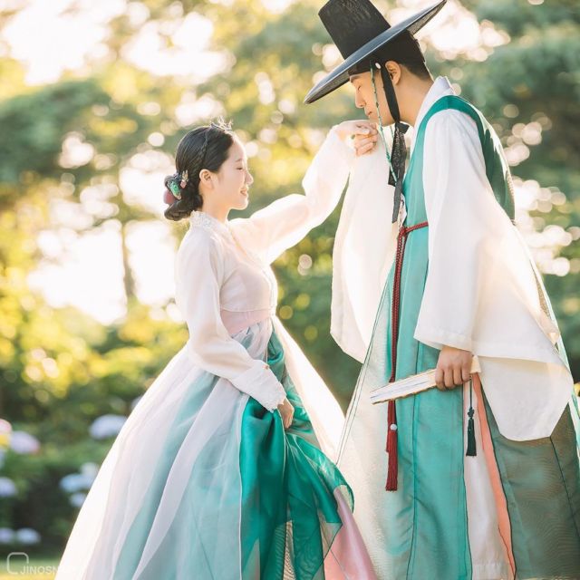 prewedding hanbok Korea