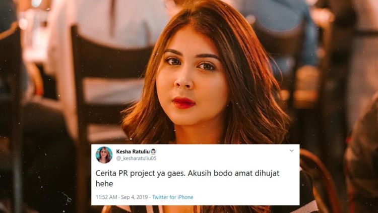 Ngeluh Soal Di-kick Teman-teman Satu Project Kuliahnya, Kesha Ratuliu Malah Dicibir Warganet