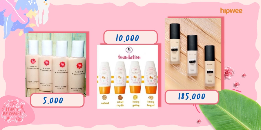 Review 5 Foundation Lokal Mulai Harga 5.000 Hingga Ratusan Ribu. Bagus yang Mana?