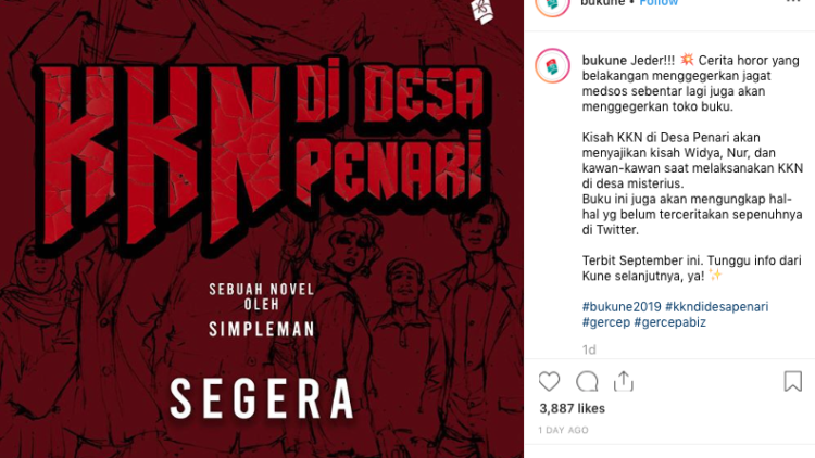 Setelah Viral di Media Sosial, Kisah Horor KKN di Desa Penari Bakal Dijadikan Novel. Wah Menarik Nih!