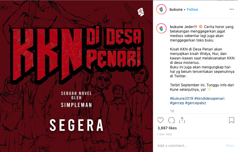 Setelah Viral di Media Sosial, Kisah Horor KKN di Desa Penari Bakal Dijadikan Novel. Wah Menarik Nih!