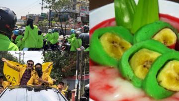 Keadaan Panas dan Capek Saat Demo, 9 Jas Almet ini Terlihat Kayak Makanan dan Minuman. Bikin Ngiler~