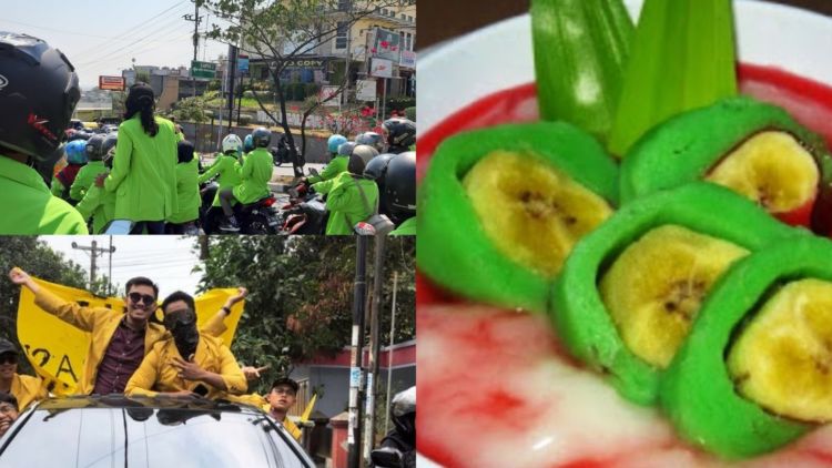 Keadaan Panas dan Capek Saat Demo, 9 Jas Almet ini Terlihat Kayak Makanan dan Minuman. Bikin Ngiler~