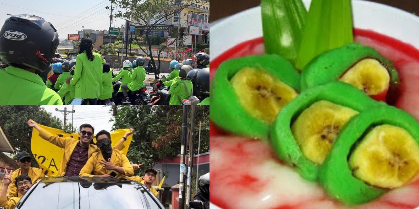 Keadaan Panas dan Capek Saat Demo, 9 Jas Almet ini Terlihat Kayak Makanan dan Minuman. Bikin Ngiler~