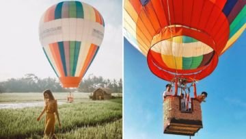 Sensasi Terbang Naik Balon Udara di Chedi Ubud Bali. Nggak Perlu Sampai ke Luar Negeri!