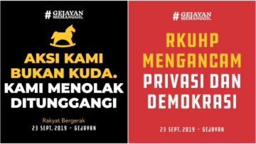 Kumpulan Poster Digital yang Turut Mengawal Aksi #GejayanMemanggil. Isinya Beragam Tuntutan Publik