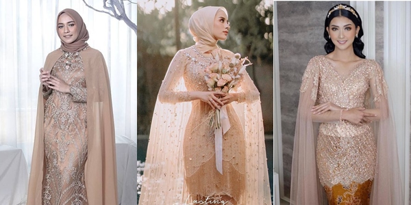 10 Desain Cape Dress Favorit Selebgram untuk Lamaran. Cantik dan Ekstra Glamor!